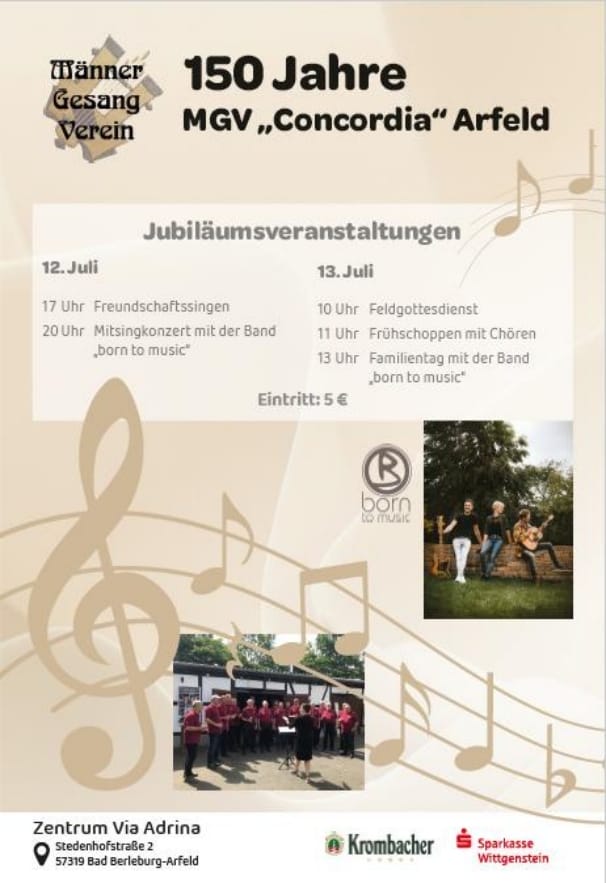 Arfeld 150 Jahre Concordia